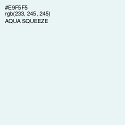 #E9F5F5 - Aqua Squeeze Color Image